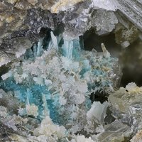 Lanarkite, Leadhillite, Caledonite